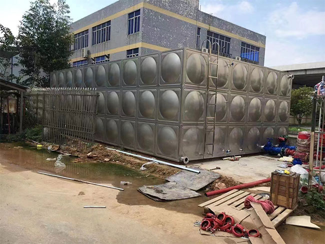 不銹鋼消防水箱施工案例
